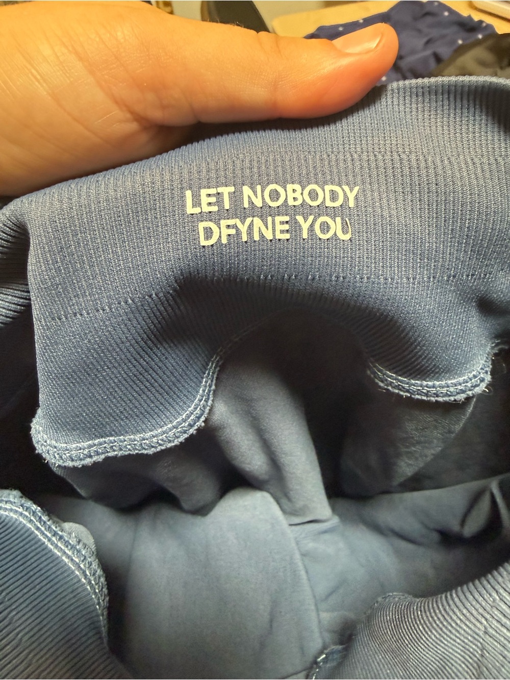 dfyne Athletic Set in Slate Blue - Picture 2 of 3